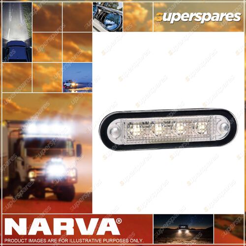 Narva 10¨C30 Volt Model 8 L.E.D Front End Outline Marker Lamp White