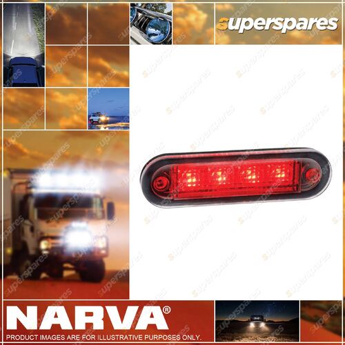 Narva 10 - 30 Volt Model 8 L.E.D Front End Outline Marker Lamp Red Color