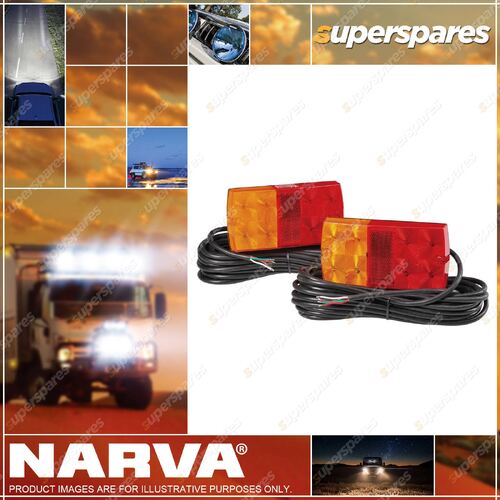 Narva 12 Volt Model 36 L.E.D Slimline Submersible Trailer Lamp Pack