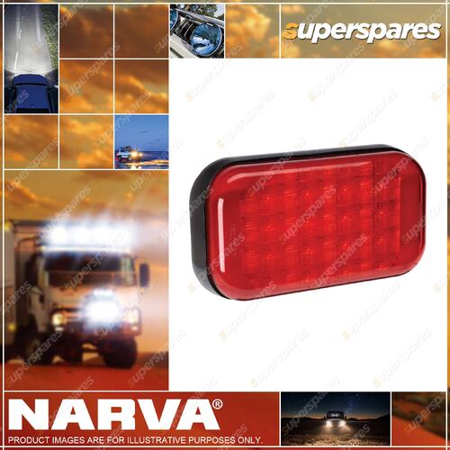 Narva 9 - 33 Volt Model 41 L.E.D Rear Stop/Tail Lamp Red Color Blister Pack