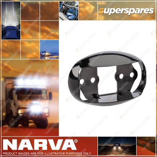 Narva Oval Black Deflector Mounting Base Suits 91600 91610 91620 91630 91640