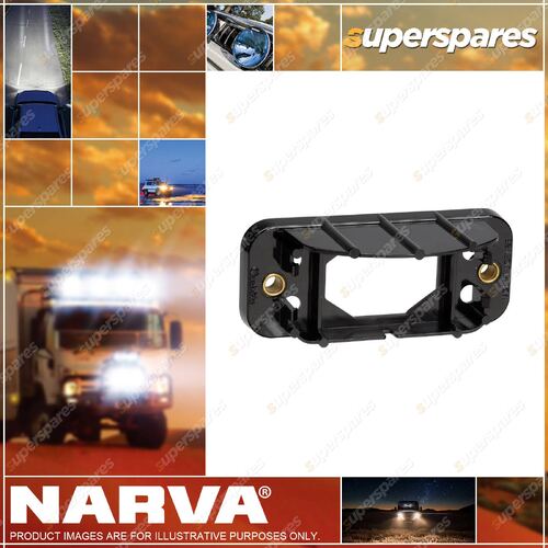 Narva Low Profile Black Licence Plate Lamp Housing Part NO. of 91698