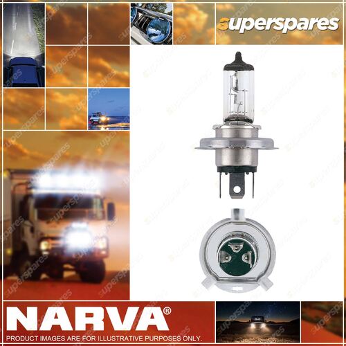 Narva H4 24 Volt 75 / 70W Heavy Duty Halogen Globe P43t - Box Of 1