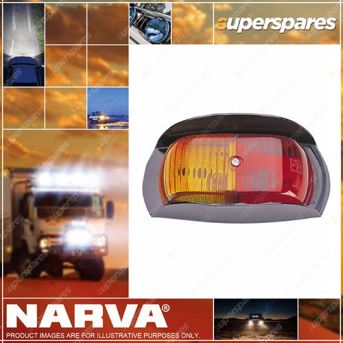 Narva Side Marker Lamp With metal safety-guard bracket - Red / Amber