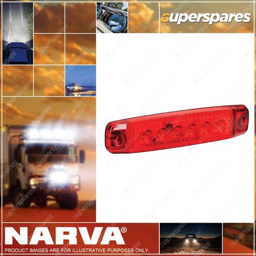 Narva 9-33 Volt L.E.D Model 10 Rear End Outline Marker Lamp Red 0.3m Cable