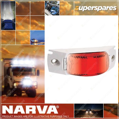 9-33V Red LED Rear End Outline Marker Lamp W/ White Header Mount Base 0.5m Cable