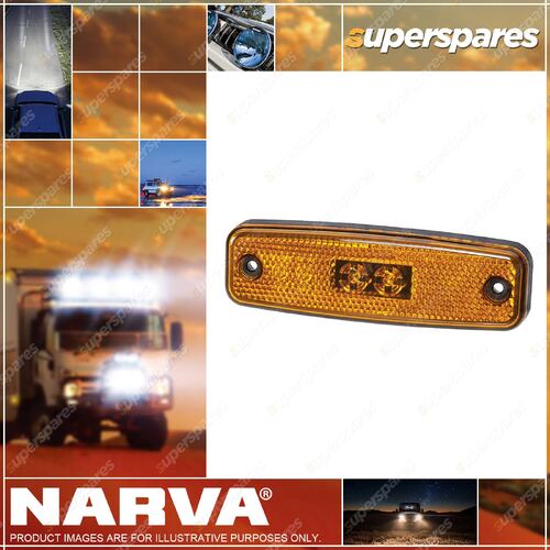 10-30V Model 20 LED Side Marker Lamp Or Front End Outline Marker Lamp - Amber