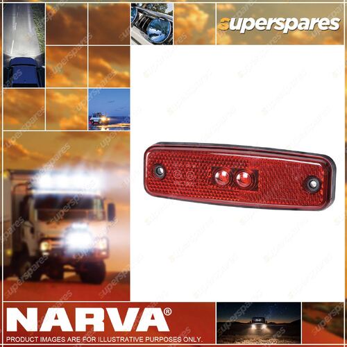 Narva 10-30 Volt Model 20 L.E.D Rear End Outline Marker Lamp - White colour