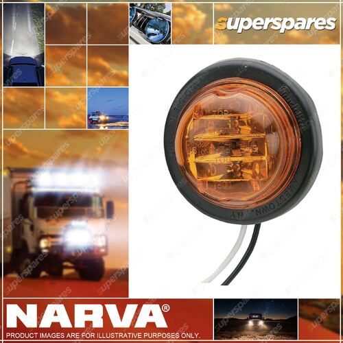 Narva 12V L.E.D Model 30 Side Direction Indicator Or External Cabin Lamp - Amber