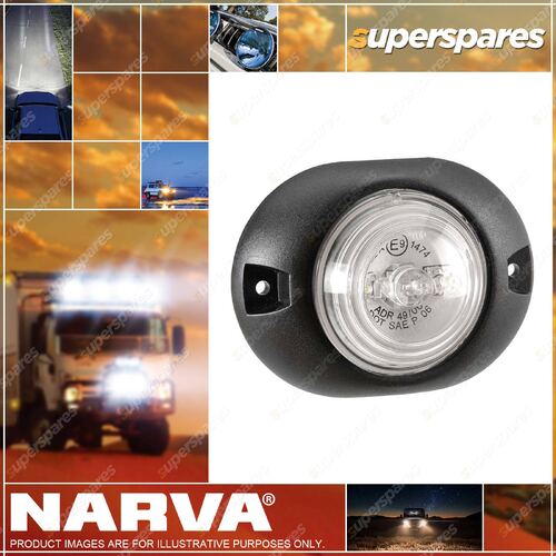 Narva 9-33 Volt Model 31 L.E.D Front End Outline Marker Lamp - White colour