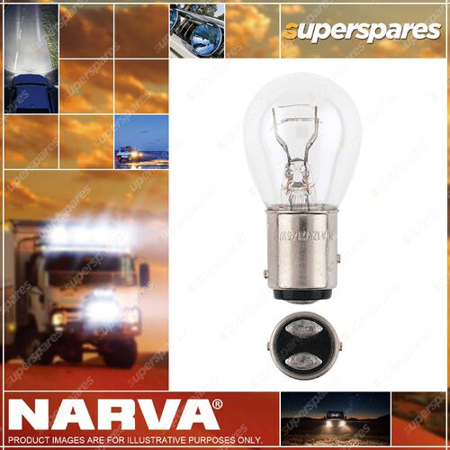 Narva 24V 21 / 5W P21 / 5W Bay15D Premium Incandescent Globes Blister Pack Of 1