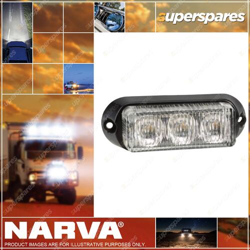 Narva High Powered L.E.D Warning Light - Red colour - 3 X 1 Watt L.E.Ds