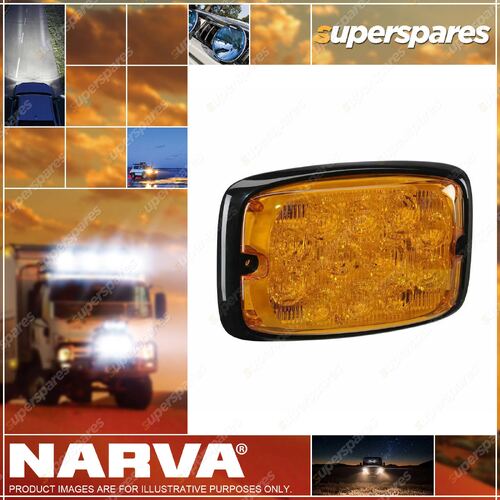 Narva 12 / 24 Volt 12 Amber L.E.D Warning Light With 16 Flash Patterns