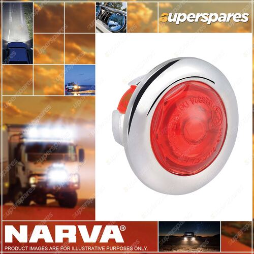 Narva 9-33 Volt L.E.D Model 2 Rear End Outline Marker Lamp With Chrome Grommet