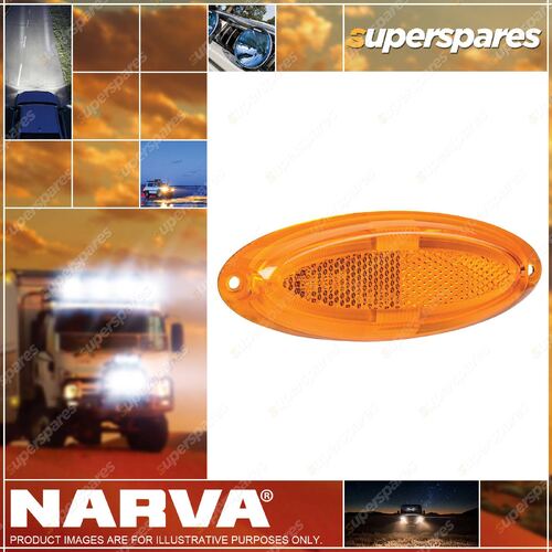 Narva 9-33 Volt Model 21 L.E.D Side Marker Amber Light Pipe (Blister Pack Of 1)