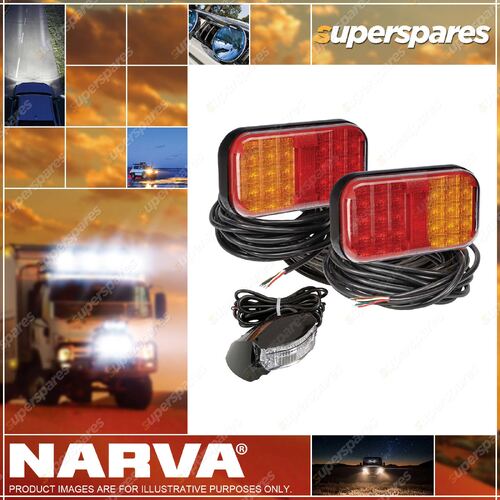 Narva 9-33 Volt Model 41 L.E.D Submersible Trailer Lamp with 9m Hard-Wired Cable