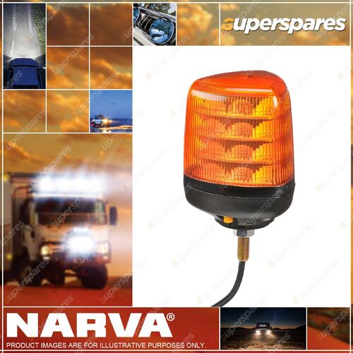 Narva 10-33V Aerotech Tall Amber LED Strobe with Single Bolt Base Type