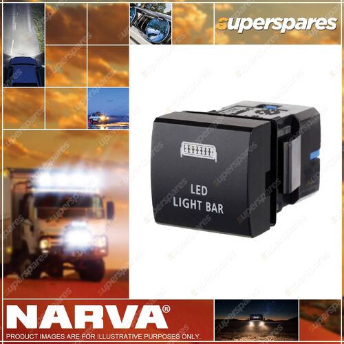 Narva OE Style LIGHT BAR Switch 21x21mm for Toyota Prado 150 Hiace RAV4