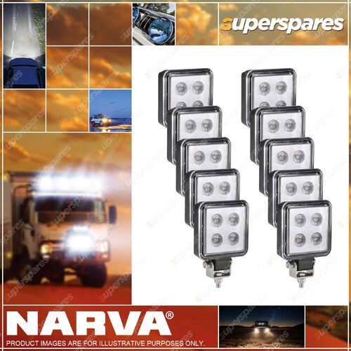 Narva 9-33 Volt L.E.D Work Lamp Flood Beam - 600 Lumens (10 Pack)