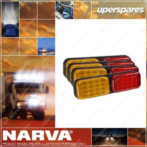 Narva 9-33V Model 41 LED Rear Direction Indicator And Stop/Tail Lamp - Pack of 4