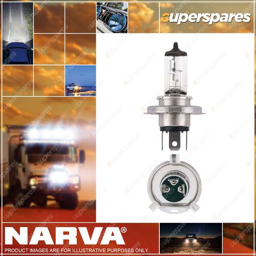 Narva H4 24V 100 / 90W P43T Halogen Headlight Lights Globe Box of 1