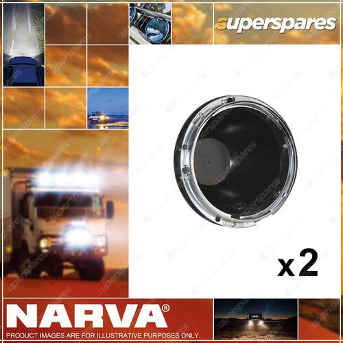 2 pcs of Narva 7 inch 178mm Plastic Headlamp Buckets Closed Back 72192