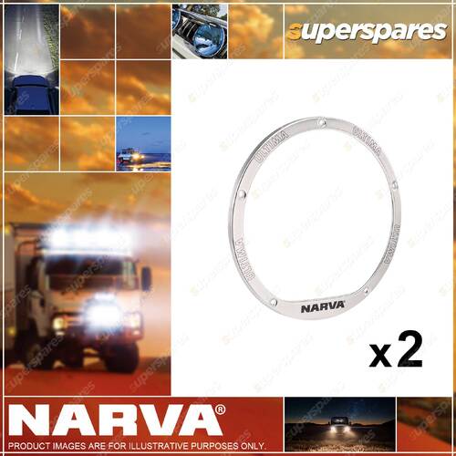 2 x Narva Interchangeable Black Bezels to suit Ultima 215 LED Driving Lights