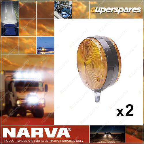 2 x Narva Side Direction Indicator Lamps Amber/Amber Part NO. of 85940