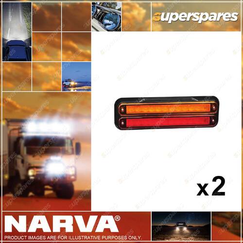 2 x Narva 9-33 Volt Model 39 LED Rear Stop/Tail and Direction Indicator Lamps