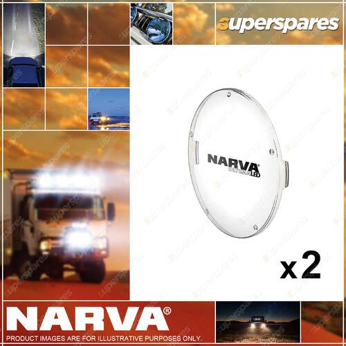 2 x Narva Hard Coated Polycarbonate Lens Protectors Blister Pack 72213BL