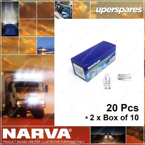 Narva 12V 21/5W BAY15D Incandescent Globes - 25mm x 50mm 47380 2 x Box of 10