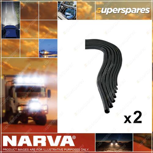 2 x Narva Corrugated Split Sleeve Tubing - 10mm x 30 Meters 56711