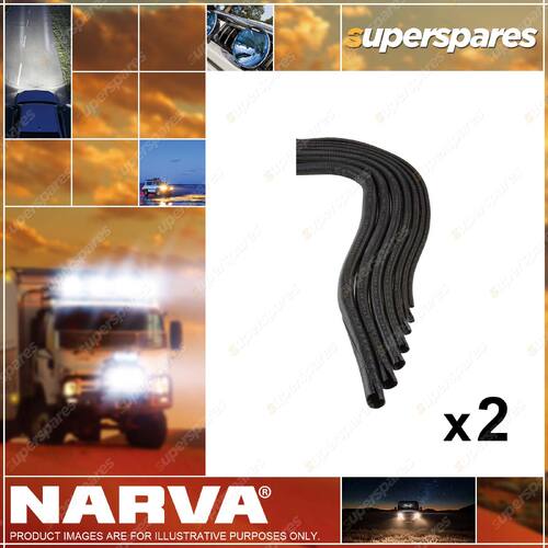 2 x Narva Corrugated Split Sleeve Tubing - 13mm x 10 Meters 56713