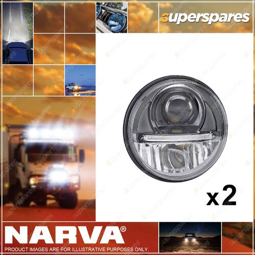 2 x Narva 5 3/4 L.E.D Headlamp Insert High/Low Beam Drl and Position 72110