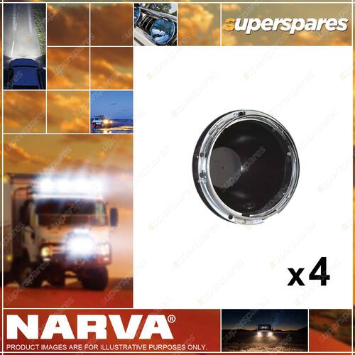 4 x Narva 7" 178mm Plastic Headlamp Bucket Closed Back Part NO.of 72192