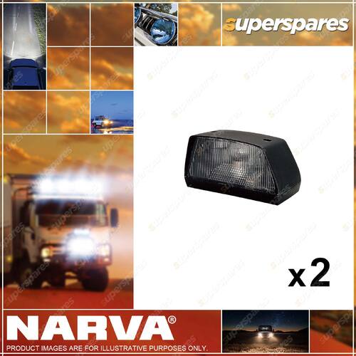 2 x Narva Licence Plate Lamp - 12V Globes included in Blister Packs only 86190