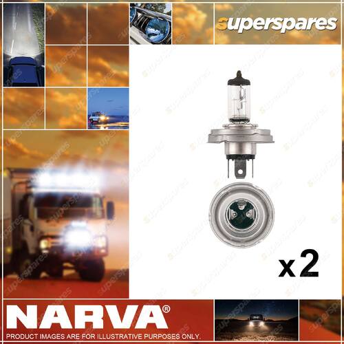 Narva 24V 100/90W P45T R2 Halogen Headlight Globe 48994BL 2 x Blister Pack of 1