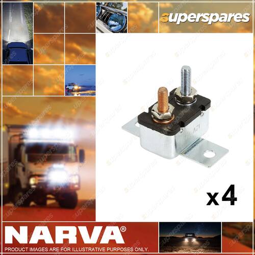 Narva 30 Amp Automatic Resetting Circuit Breaker 54630BL 4 x Blister Pack of 1