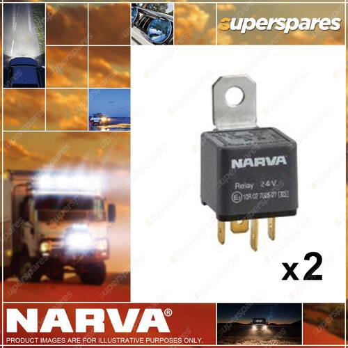 Narva 24V Normal Open Relay 4 Pin 50 Amp 68020BL 2 x Blister Pack of 1