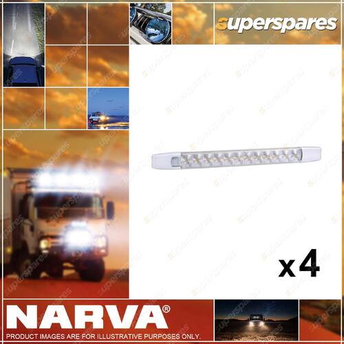 Narva 12V Dual Colour LED Strip Lamp White/Amber 87538WABL 4 x Blister Pack of 1