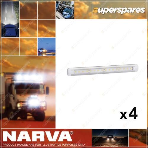 4 x Narva 306 x 33MM High Powered Color L.E.D Strip Lamp 12V 87542-12