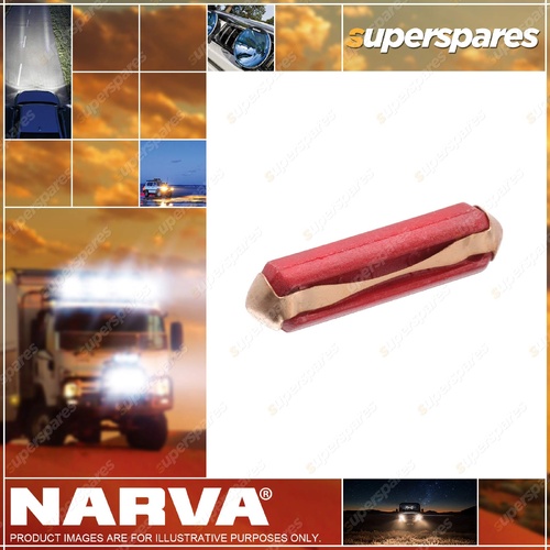 Narva Brand 25 Amp BLUE 6AC Ceramic Fuse Accessory - Box Pack of 50