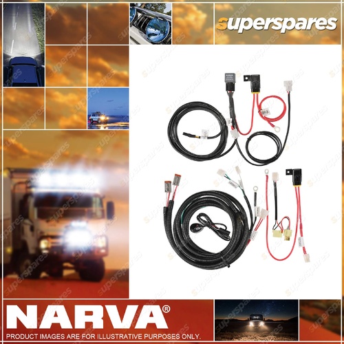 Narva Ultima Light Wiring Harness to suit 8" 8 inch Lighting bars