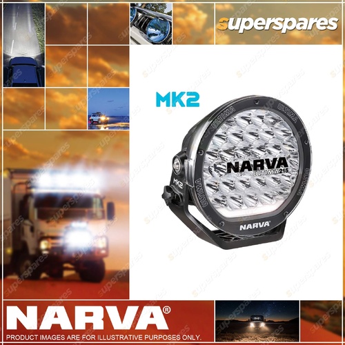 Narva Brand 9-33V Ultima 215 MK2 Hybrid Beam LED Driving Light - Black