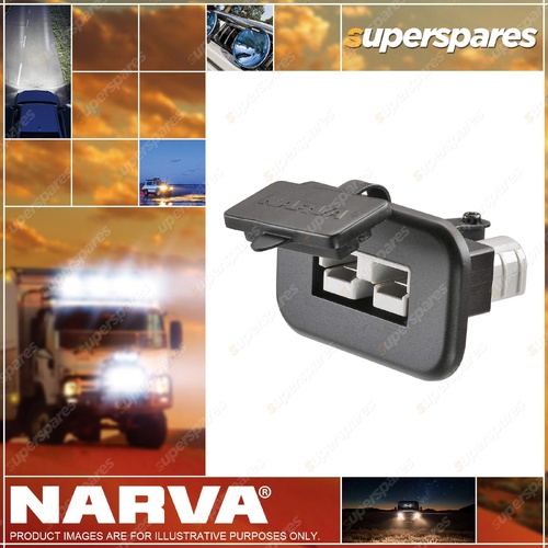 Narva Flush Mount 50 Amp Connector Single 50A Connector Flush Mount