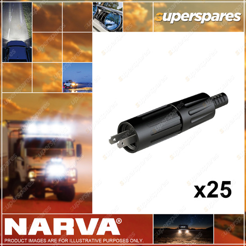 Narva Brand Thermo Plastic Engel Type Plug With screw fitting HDRV Accessory