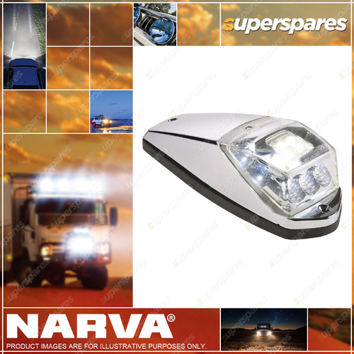 Narva Brand 12V LED External Cabin Lamp - White - Marine Lighting