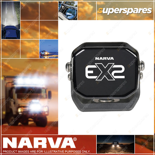 Narva LED Side Marker Lamp Red/Amber W/ Black Deflector Base & 0.5M Cable Mdl 64