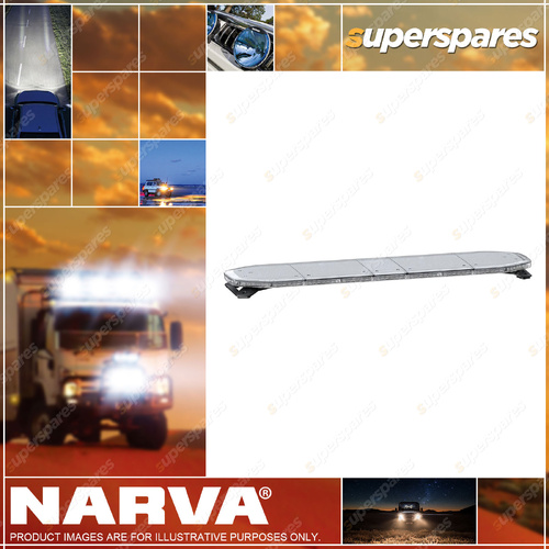 Narva 12 / 24V "Eurotech" 1.37M 54" Light Bar - Amber With Clear Lens