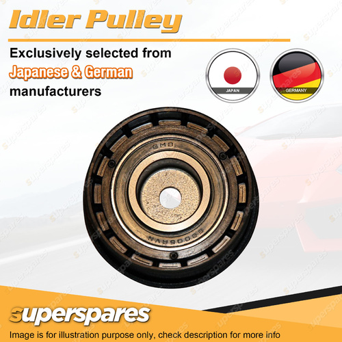 1x Idler Pulley for GMH Holden Calibra YE Turbo 2.0L 16V 4Cyl Petrol 93-98